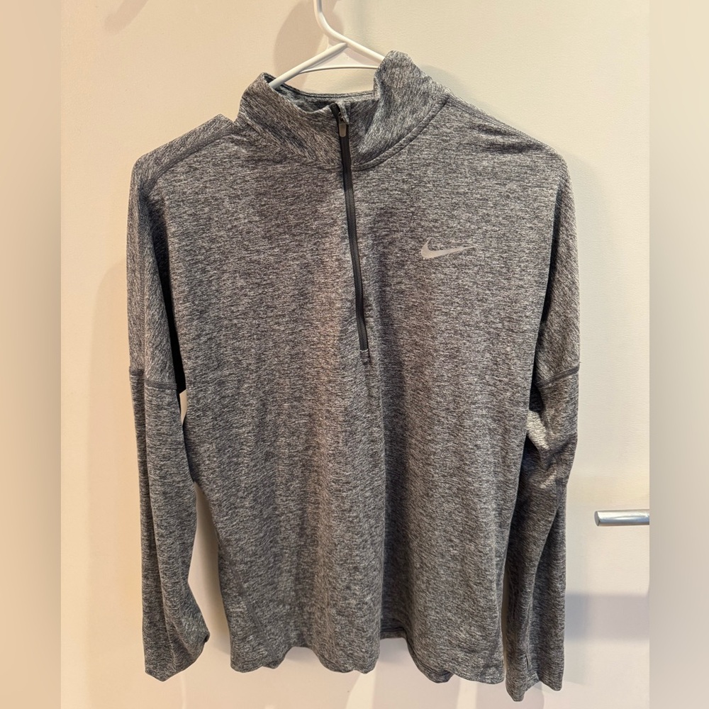Nike Dri-FIT Gray Running Pullover